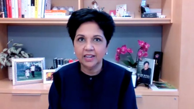 Indra Nooyi, Former Chairman and CEO, PepsiCo, Author of My Life in Full