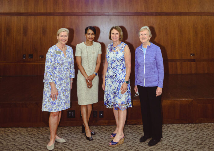 L to R: Dr. Anne Boylan, professor at University of Delaware; Lorraine Hariton, CEO, Catalyst; Jill Mackenzie, Executive Director, Hagley Library and Museum and, Jill, Kim Markiewicz, Chief Diversity, Equity, and Inclusion Officer, DuPont