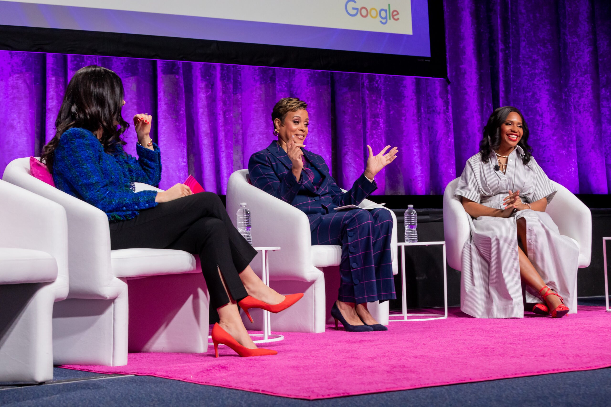 At the 2024 Catalyst Awards, Erin Souza-Rezendes, VP, Global Communications at Catalyst sat down with Melonie Parker, Chief Diversity Officer, Google and Rachel Spivey, Director of Retention & Progression (Stay & Thrive) Team, Google to talk about how Google is creating pathways to pay equity for women of color.